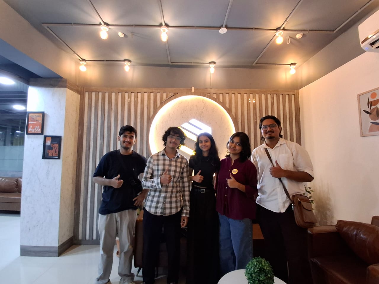 Entrepreneurship Workshop participants posing together